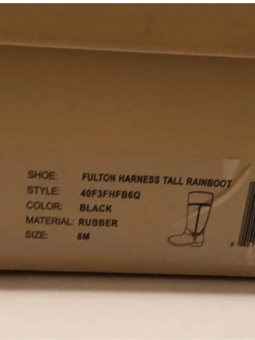 ‼️WOW‼️Michael Kors Glossy Black Tall Rain Boots♨️